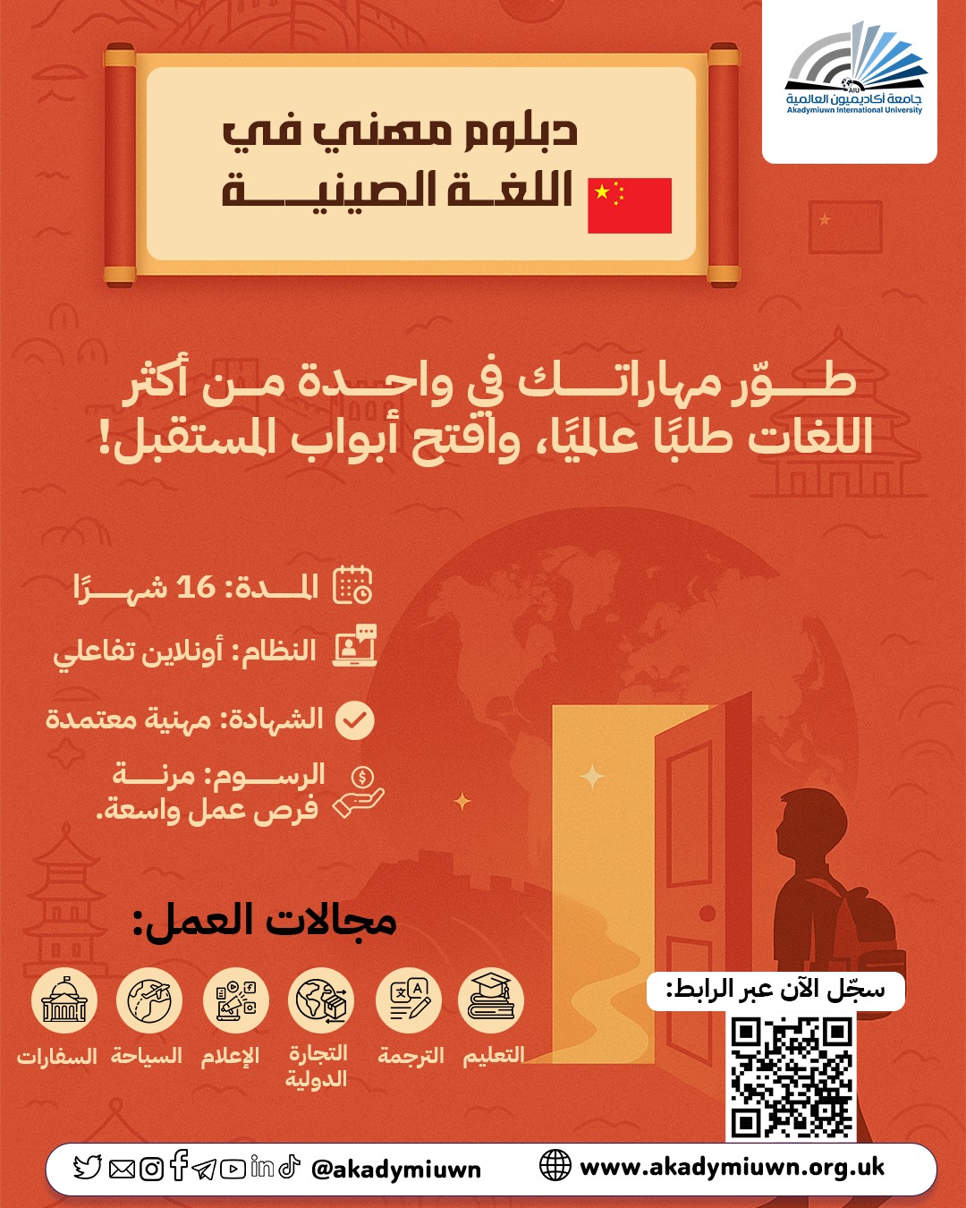 الدبلوم المهني للغة الصينية